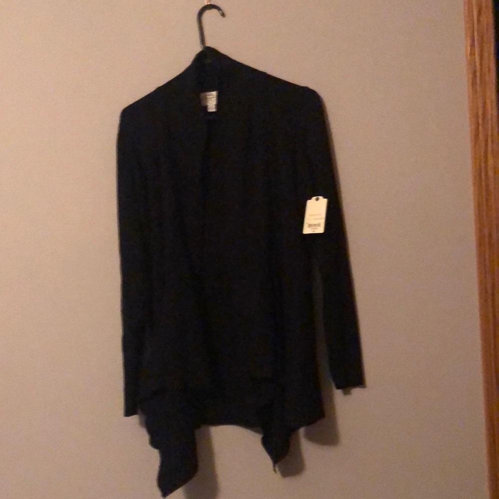 Black cardigan